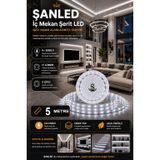 ŞANLED 3 ÇİPLİ İÇ MEKAN ŞERİT LED TÜM MEKANLAR-(TRAFOSUZ) 5,10,20,30,40,50,100M (BEYAZ, 5)
