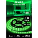 ŞANLED 3 ÇİPLİ İÇ MEKAN ŞERİT LED TÜM MEKANLAR-(TRAFOSUZ) 5,10,20,30,40,50,100M (YEŞİL, 10)