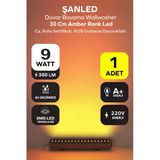 Şanled 9W - 30Cm Amber, Gün Işığı, Mavi, Kırmızı, Yeşil Renk Led Wallwasher - Duvar Boyama