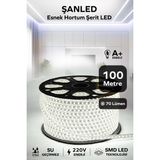 ŞANLED Hortum Esnek Şerit LED Beyaz Işık + 220V FIŞ/1,2,3,4,5,10,15,20,25,50,100 Metre