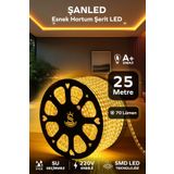 ŞANLED Hortum Esnek Şerit Led Beyaz ,mavi,günışığı,amber Rengi + 220v Fiş/2,3,4,5,10,15,20,25,50,100 Metre