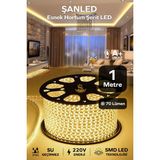 ŞANLED Hortum Esnek Şerit LED Gün Işığı + 220V FIŞ/1,2,3,4,5,10,15,20,25,50,100 Metre - 1 m