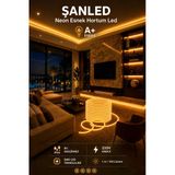 Şanled Neon Esnek Hortum Şerit Led Beyaz, Gün Işığı. Amber, Yeşil. Kırmızı, Mavi Rengi + 220V Fiş/1,2,3,4,5,10,15,20,25,50,100 Metre