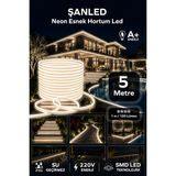 ŞANLED Neon Esnek Hortum Şerit LED Gün Işığı + 220V Fiş 1,2,3,4,5,10,15,20,25,50,100 Metre - 5 m