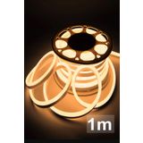 ŞANLED NEON Esnek Hortum Şerit Led GÜN IŞIĞI rengi + 220V Fiş/1,2,3,4,5,10,15,20,25,50,100 Metre