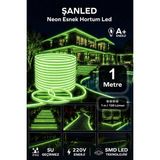 ŞANLED Neon Esnek Hortum Şerit LED Yeşil Rengi + 220V Fiş 2,3,4,5,10,15,20,25,50,100 Metre - 1 m