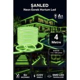 ŞANLED Neon Esnek Hortum Şerit LED Yeşil Rengi + 220V Fiş 2,3,4,5,10,15,20,25,50,100 Metre - 4 m
