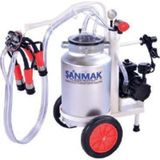Şanmak Mini Tek Sağım Süt Sağma Makinası (Tek Güğüm - Alüminyum)