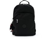 Sanmorris 3022 Unisex Suya Dayanıklı Krinkıl Kumaş Çok Gözlü Büyük Laptop Okul ve Sırt Çantası - Siyah