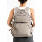 Sanmorris ÖZER-3005 Unisex Krinkıl Kumaş Sırt Çantası - Haki