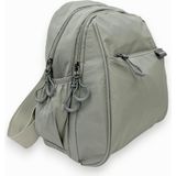 Sanmorris Özer- 6009 Suya Dayanıklı Paraşüt Kumaş Sırt Çantası - Açık Gri