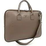 Sanmorris Unisex 15.6 Inç Uyumlu Suni Deri Darbe Korumalı Laptop ve Evrak Çantası 1446 - Vizon