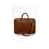 Sanmorris Unisex 15.6 İnç Uyumlu Suni Deri Darbe Korumalı Laptop Ve Evrak Çantası Taba