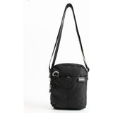 Sanmorris Unisex 4 Bölmeli Suya Dayanıklı Paraşüt Kumaş Omuz Çantası SI-6033 - --Siyah