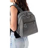 Sanmorris Vıatox Vs 6009 Suya Dayanıklı Paraşüt Kumaş 4 Gözlü Laptop Bölmeli Seyahat Iş Okul Sırt Çantası Koyu Gri - boy:30 cm, en:24 cm ,taban genişliği:9 cm - Koyu - Gri