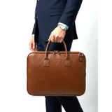 Sanmorris VIATOX VT 1446 Unisex 15.6 inç Uyumlu Suni Deri Darbe Korumalı Laptop ve Evrak Çantası TABA
