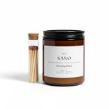 Sano Morning Ritual – Sertifikalı Doğal Soya, Hindistan Cevizi, Balmumu Karışımı El Yapımı Sağlıklı Mum, Fitalatsız ve IFRA ve MSDS Sertifikalı Esans, 200 g Kahve - Karamel - Vanilya