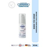 Sanosan Bebek Panthenol Yüz Kremi 50 ml - Parfümsüz Panthenol ve Allantoin Içeren 24 Saat Nem Destekli Hassas Cilt Bakım Kremi - Açık Mavi