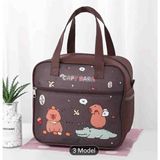 Sanrio Capybara Buyuk Boy Yalıtımlı Beslenme Cantasi - Acı Kahverengi