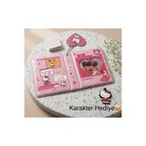 SANRIO Hello Kitty Kuromi Pochaco MyMelody Binder Fotoğraf Albümü Fotokartlık(2 FOTOKART ve 2 CHARM Hediye)