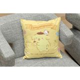 Sanrio Karakterleri Pompompurin Desenli Kare Yastık Kılıfı - 43 x 43