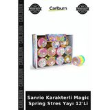Sanrio Karakterli Magic Spring Stres Yayı 12'Li Eğlenceli Set Nostaljik Eğlence Çocuk Eğlencesi