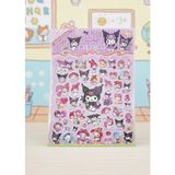 Sanrio Kawaii Büyük Boy Kabartmalı Sticker 55 Adet Sticker ve Boyama Kağıdı Lüx Sevimli Hediyelik