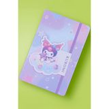 Sanrio Lisanslı A5 Lastikli Ciltli Defter (80 Yaprak) - Kuromi