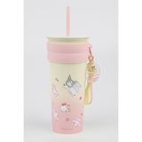 Sanrio Lisanslı Askılı ve Pipetli Paslanmaz Çelik Matara 800 ml