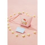 Sanrio Lisanslı Hello Kitty Beşgen Mini Bozuk Para Çantası – Askılı PVC Makyaj ve Aksesuar Çantası 13 Cm