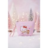 Sanrio Lisanslı Hello Kitty Mini Bozuk Para Çantası Fermuarlı 13 Cm