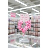 Sanrio Lisanslı Hello Kitty Saç Lastiği – Canlı Pembe Şık Aksesuar