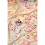 Sanrio Lisanslı Hello Kitty Saç Lastiği – Esnek Yumuşak Dokulu 9 Cm