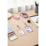 Sanrio Lisanslı İpli Kartlık - My Melody ve Kuromi Desenli PVC Boyun Askılı Kimlik ve Akbil Kabı
