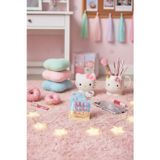 Sanrio Lisanslı Jöle Yapışkanlı Takma Tırnak Seti Kırmızı – Şeritli Enerjik Tasarım