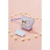 Sanrio Lisanslı Kuromi Beşgen Mini Bozuk Para Çantası – Askılı PVC Makyaj ve Aksesuar Çantası 13 Cm