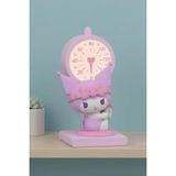 Sanrio Lisanslı Kuromi LED Mini Gece Lambası – Pilli Dekoratif Masa Üstü Aydınlatma Figürü 8 Cm