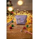 Sanrio Lisanslı Kuromi Mini Bozuk Para Çantası Fermuarlı 13 Cm