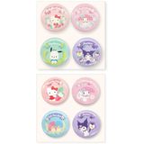 Sanrio Lisanslı Metal Rozet - 4'lü