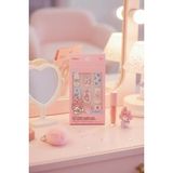 Sanrio Lisanslı My Melody Jel Yapışkanlı Takma Tırnak Pembe Mavi Şık Tasarım Model 01