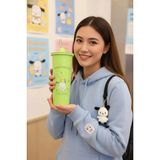 Sanrio Lisanslı Pipetli Paslanmaz Çelik Matara Pochacco 800 ml