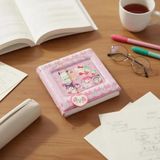 Sanrio Lisanslı Puzzle Sert Kapaklı Not Defteri Pembe – 64 Yaprak Renkli ve Dayanıklı Kare Defter