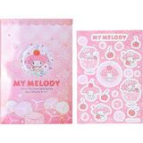 Sanrio Lisanslı Renkli Yaz Serisi Sert Kapak Sallantılı Not Defteri - My Melody
