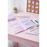 Sanrio Lisanslı Tatlı Serisi Kendin Yap Boyama Seti – 12 Pastel Boya ve Sticker İçerikli Eğitici Çocuk Aktivite Seti 45.5 Cm