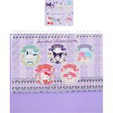 Sanrio Lisanslı Telli Not Defteri Mor- 80 Yaprak