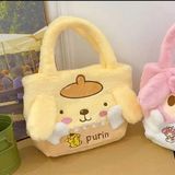 Sanrio My Melodi Melody Pembe Peluş Kalemlik Kalem Kutu Makyaj Çantası Düzenleyici Hediye