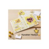 SANRIO Ponponpurin Kuromi Pochaco MyMelody Binder Fotoğraf Albümü Fotokartlık(2 Fotokart ve 2 Charm Hediye)