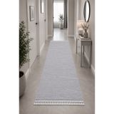SANRUGS Home & Living Akrilik Püsküllü Post Yumuşak Tavşan Tüylü Yıkanabilir ve Kaymaz Tabanlı Halı Antre Banyo Koridor
