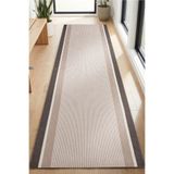SANRUGS Home & Living Yıkanabilir Bukleli ve Kaymaz Tabanlı Dokuma Modern Halı Mutfak Banyo Oturma Odası Antre Yolluk
