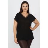 Şans 65N13235 Siyah Kadın Bluz